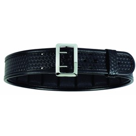 BIANCHI 7965 BSK Black Ergotek Sam Browne Belt with Chrome (Size 34)