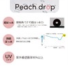 nifty Colors 5178GY Peach Drop Automatic Mini 58 Folding Umbrella