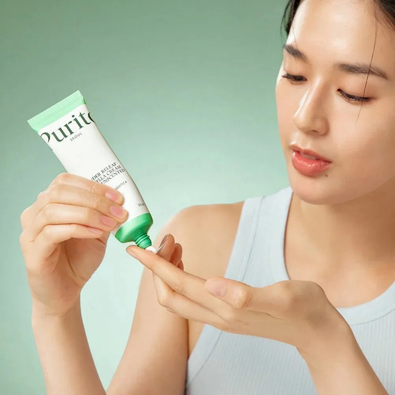 Purito-wonder Releaf Centella Cream Unscented-crema Calmante Todo Tipo De Piel