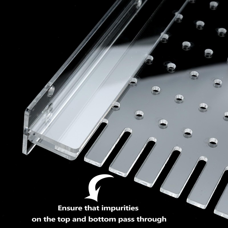 Adjustments Aquarium Divider Clear 15/20 Gallon Fish Tank Divider with