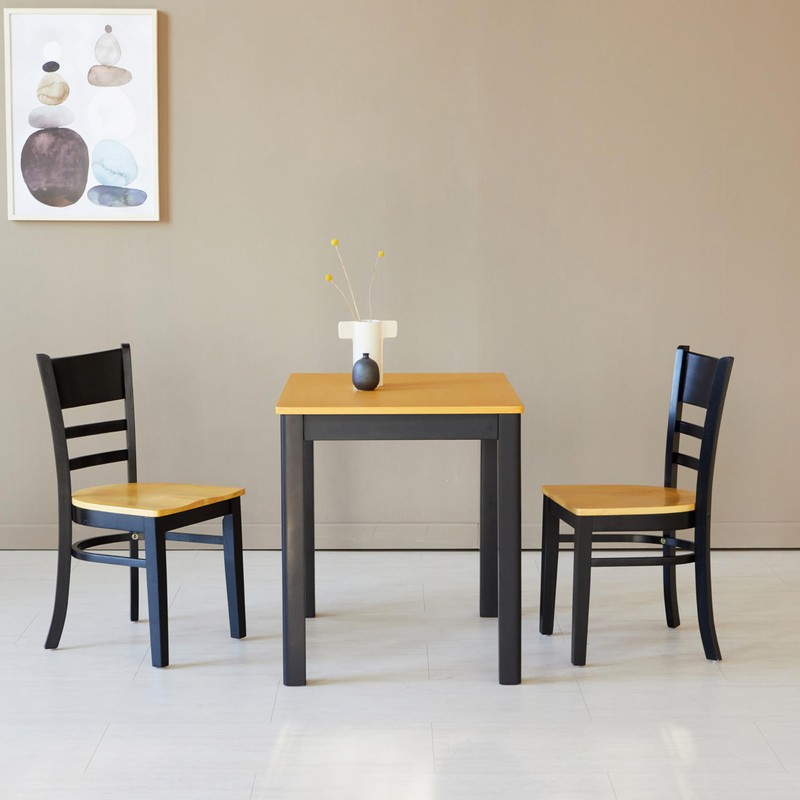 Livinia Cabin 33.5" Wooden Dining Table/Small Rectangular Modern Farmhouse Solid