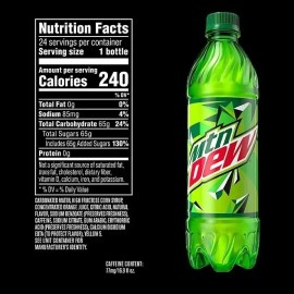 Mountain Dew Soda 16.9 fl. oz., 24 pk. - FREE SHIPPING