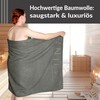 Lashuma Copenhagen XXL Men's Sauna Towel, 85 x 200 cm,