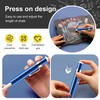 Yantan 1 pcs Black Aluminum Alloy Chalk Holder (Blue)