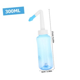 OHPHCALL Nasal Irrigation Pot 300ml Capacity Sinus Rinse Bottle for Adults Kids Nasal Wash Squeeze Bottle