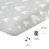 Travel Cot Fitted Sheet, 2 Pack, 100% Jersey Knit Cotton