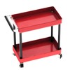 SALALIS Tool Trolley Set, Mini 2 Tier Tool Storage Cart