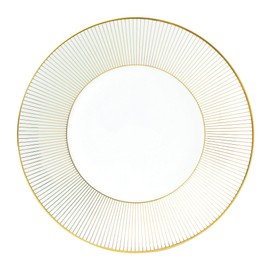 Jasper Conran by Wedgwood Jasper Conran Gold Accent Plate 9" Gold Pinstripe