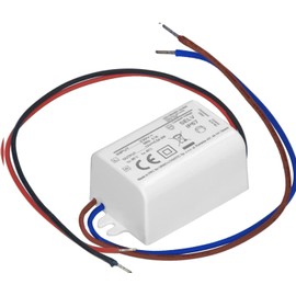 Miratic Mini LED Transformer 12 V DC 6 W LED Power Supply 12 V LED Power Supply IP67 Installation: Installation with Short Circuit and Overload Protection Input Voltage: 230 V 55 x 29.5 x 22 mm