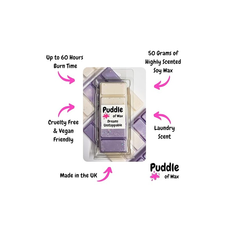 Puddle of Wax - Dreams Soy Wax Melt Snap Bar