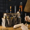 Canvas Tool Tote, 16OZ Waxed Canvas Tool Storage Tote -