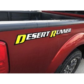 Nissan For Nissan Frontier Desert Runner Premium Vinyl Decal - 32" x 3.25" tall