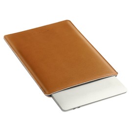 Dadanism 13 Inch Laptop Sleeve Case for MacBook Pro 13" 2016-2020 / Air 13.3" 2018-2020, MacBook Air/Pro 13.3” with M1 Chip 2020, Ultra Slim PU Leather Spill-Proof Protective Bag Pouch Case, Brown