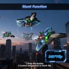 FUNPX Foam RC Airplane with Cool Led Light, 360° Flip