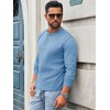 Runcati Mens Henley Long Sleeve Shirts Waffle Button Casual Basic
