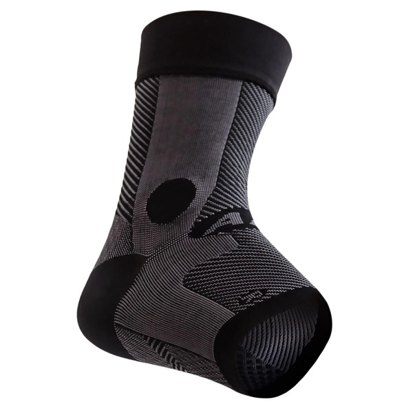 Orthosleeve® AF7 Knöchelbandage | Schwarz - Linker Fuß - Größe XL| Exklusive Kompressionstechnologie mit 7 Zonen | Knöchelschmerzen, schwache Knöchel, Achillessehnenentzündung