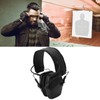 Walker Electronic Earmuffs Noise Cancellation Folding Hearing Protection Adjustable Earmuffs