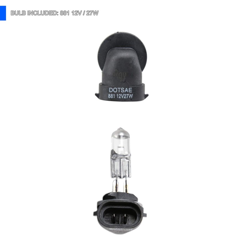 Spec-D Tuning Clear Driving Fog Lights +Bulbs Compatible with 1999-2002