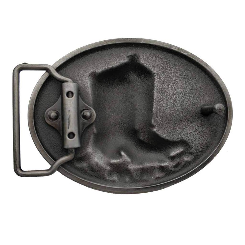 Cowboy Spur Boots Western Rodeo Belt Buckle