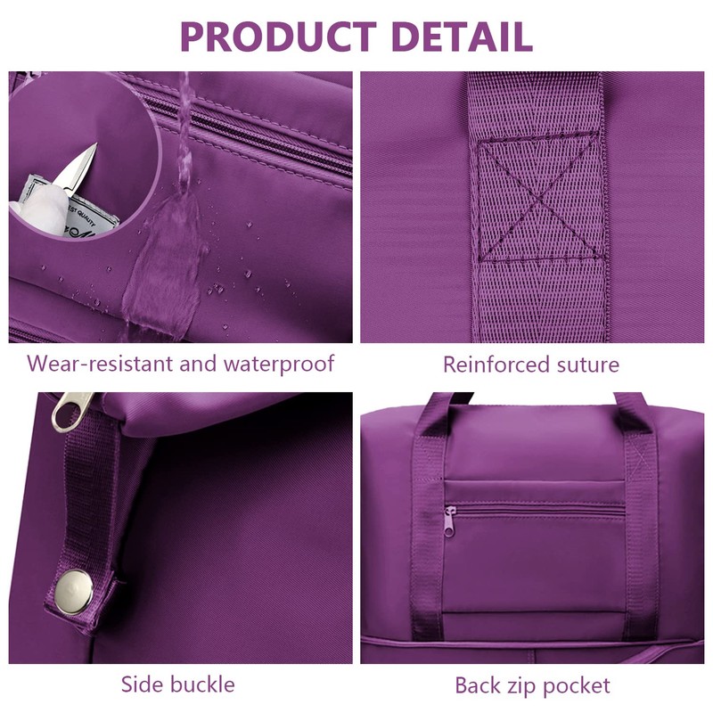 Crazy Bean Travel Duffle Bag Weekond Overnight Bags for Women