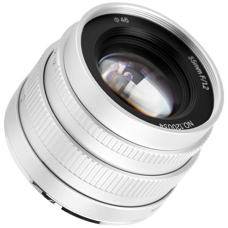 NEWYI 35mm F1.2 E Mount Large Aperture Portrait Manual Lens