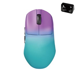 Darmoshark N7MAX Wireless Gaming Mouse,Tri-Mode 8K/USB-C/Bluetooth Mouse Up to 30000DPI,PAW3950 Optical Sensor Lightweight 49g,5 programmable Button,Computer Mouse for Laptop,PC,Mac-Purple