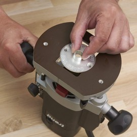 Trend Hinge Jig Guide Bush, 16mm x 10mm Spigot for Precise Hinge Jig and Template Routing, Compatible with Trend T-Series Routers, GB160