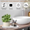 3PCS Water Absorbing Stone Tray, Fast Drying Stone Sink Tray,
