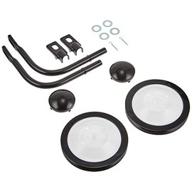 Bridgestone SW-16SW P5307 F158416BLW Side Wheel for 16 Sizes, BLW (Black/White)