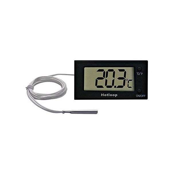 Hotloop Digital Oven Thermometer with Probe Grill Meat Thermometer up to 300 °C, Oven Thermometer Roasting for Barbecue Accessories for Kitchen, Roasting, Grill, Pizza