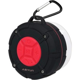ASIYUN IPX7 Waterproof Bluetooth Shower Speaker with HD Bass