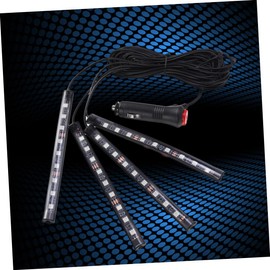 ULTECHNOVO Car Interior Led Atmosphere Light Strip Led Light Flexible Under-Dash Decorative Lamps for Cars Easy Installation Design for Creating Romantic Ambiance