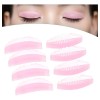 Pads Para Lashlifting Coreanos 8 Pares Ergonomicos Rosa