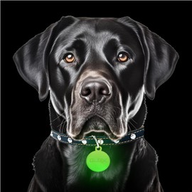 GLO-X Cat Collar Glow Tags – World’s Most Powerful Glow in The Dark Cat Collar Glow Tags to Keep Your Cats Safe at Night – Enhance Visibility for Furry Friends-12+ Hours Glow Time – Solar Powered