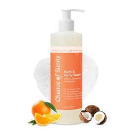 Gel De Baño Y Cuerpo Refrescante Con Cítricos, 226 Ml(8 Oz)- Hipoalergénico, Vegano, Con Glicerina Y Prebióticos. Limpiador Suave Con Ph Equilibrado Para Pieles Secas Y Delicadas(226