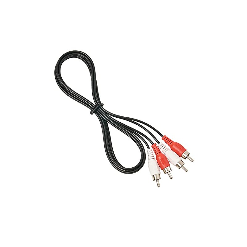 ZZJMCH RCA Stereo Audio Cable, 2-RCA Male to 2-RCA Male