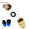 Topways® brass garden hose connector set, connector for the start