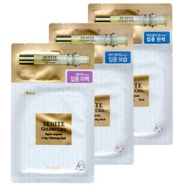 Senite Golden Cell Ampoule 2-Step Moisture/Whitening/Lifting Mask _FM / 세니떼 골든셀 앰플2스텝 모이스처미백리프팅마스크 FM