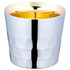 三宝 Industrial migaki Meister Double Walled 酒盃 120ml 24 K Gold Plated Paulownia Box, 3-Pack, 11002080