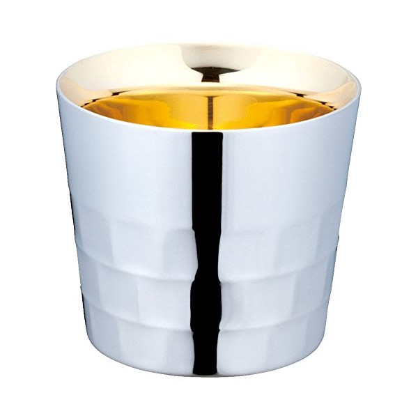 三宝 Industrial migaki Meister Double Walled 酒盃 120ml 24 K