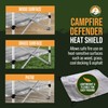 Fireside Outdoor Replacement Heat Shield 24"x24" - Firepits for Outside,