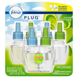 Febreze Plug Air Freshener Oil Refill, Gain