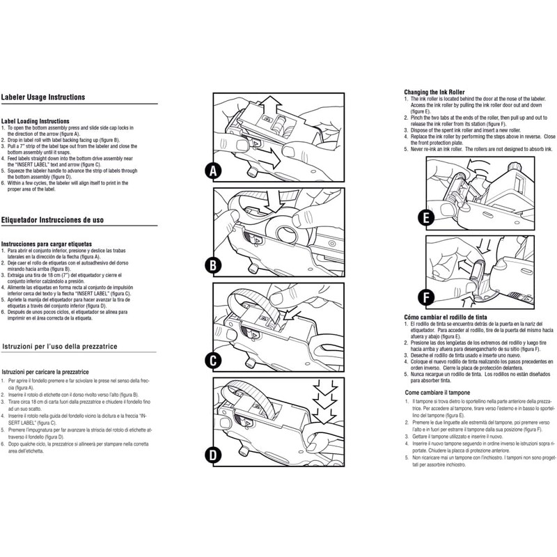 Ferlabel FERLABEL PRO MANUAL AWARD MACHINE 8 CHARACTERS COMPLETE KIT