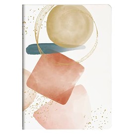 Clairefontaine Evanescence 115962C Notebook with Thread Binding DIN A5 14.8 x 21 cm 48 Sheets Lined 90 g Assorted Designs Pack of 1