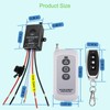 Waterproof Forward Reverse Remote Control Switch up to 168 FT,DC