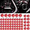 66X Motorcycle Engine Bolt Topper Caps Cover Compatible with for