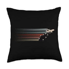 Airborne Infantry Division Paratrooper in Action Airborne Vintage Throw Pillow, 18x18, Multicolor