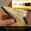 BEILUNER British Racing Green Fountain Pen,Stunning Luxury Pens with 24K