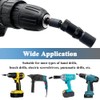 Teocpai 3PCS 1/4 5/16 3/8 Magnetic Screwdriver Bit Holder Swiveling