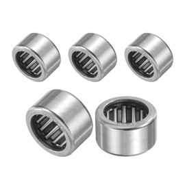 sourcing map 5 Pcs HK1412 Needle Roller Bearings One Way Bearing 14x20x12mm, Temperature Resistant Steel Bearing